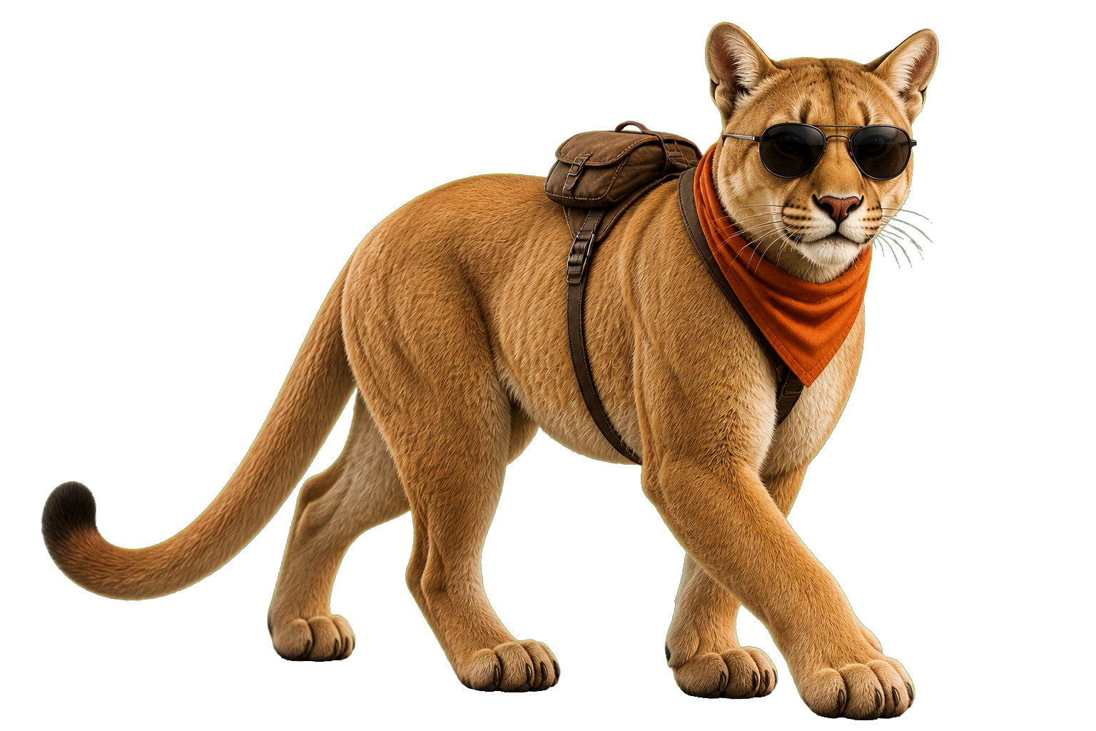 Puma viajero de Patagonia